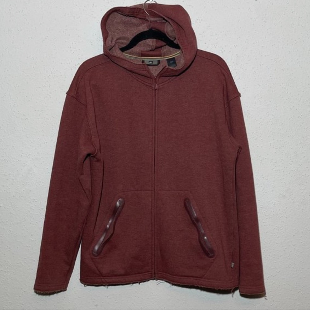 REI Sweater Small Zip Up maroon